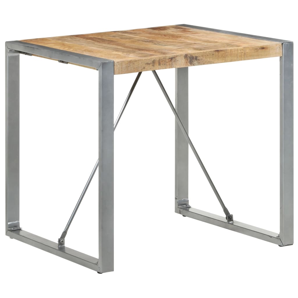 Spisebord Kjøkkenbord Tre 80x80x75 cm grovt mangotre