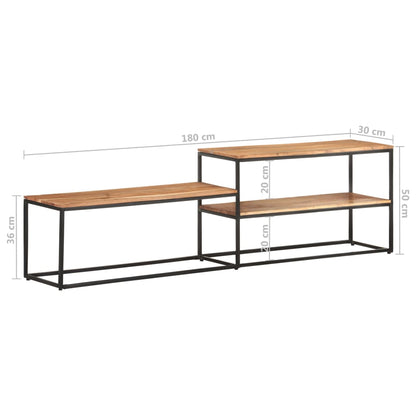TV-Møbel Tre TV-benk heltre akasie 180x30x50 cm