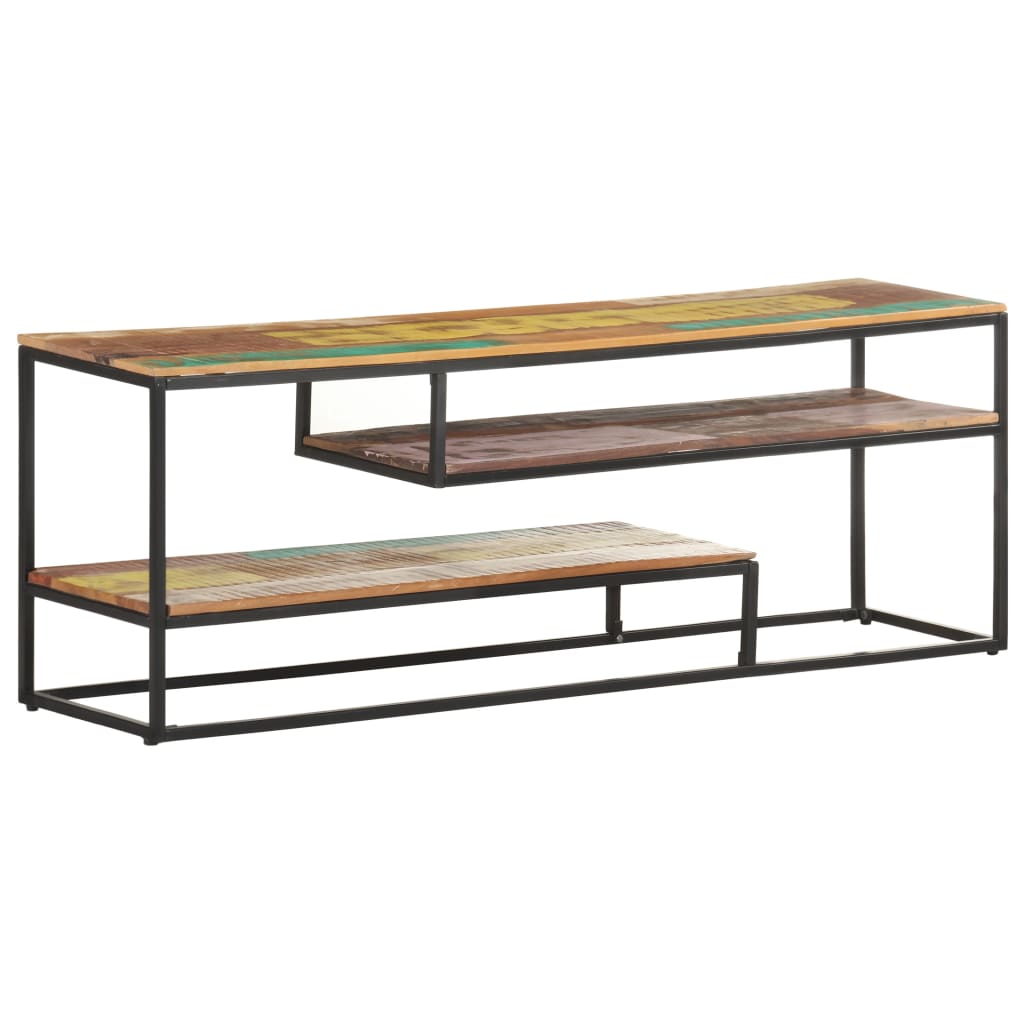 TV-Møbel Tre TV-skap 130x30x45 cm gjenvunnet heltre