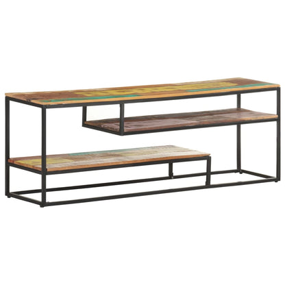 TV-Møbel Tre TV-skap 130x30x45 cm gjenvunnet heltre