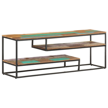 TV-Møbel Tre TV-skap 130x30x45 cm gjenvunnet heltre