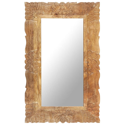 Veggspeil 80x50 cm heltre mango