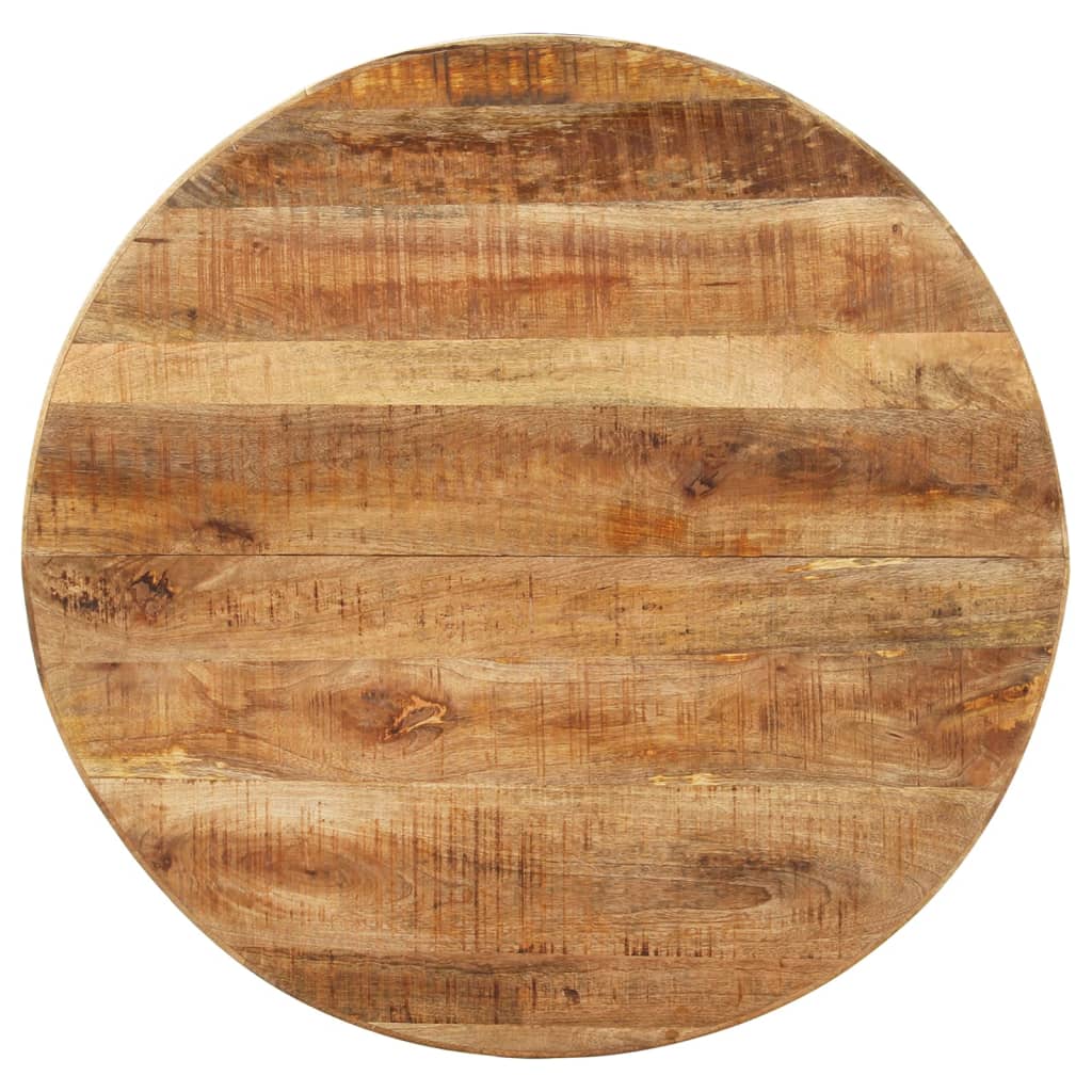 Spisebord Kjøkkenbord Tre rundt 100x100x75 cm grovt mangotre