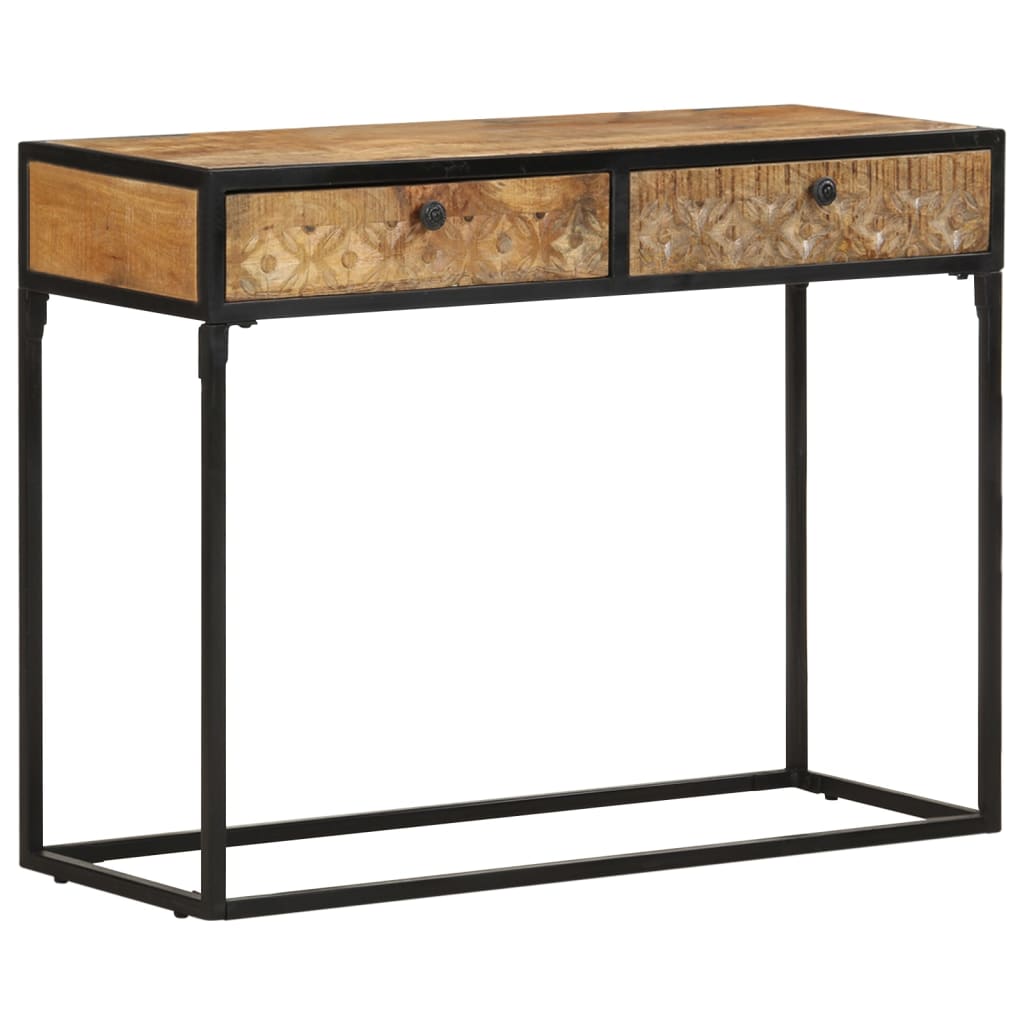 Avlastningsbord Konsollbord Tre 100x35x75 cm heltre mango