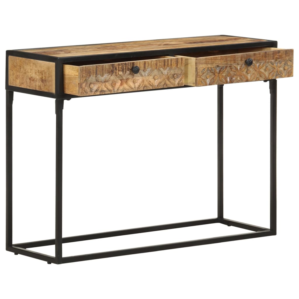 Avlastningsbord Konsollbord Tre 100x35x75 cm heltre mango