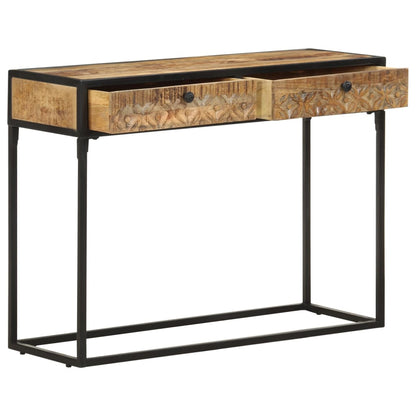 Avlastningsbord Konsollbord Tre 100x35x75 cm heltre mango