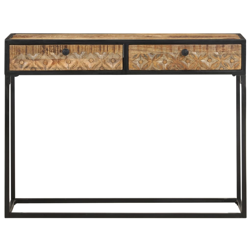 Avlastningsbord Konsollbord Tre 100x35x75 cm heltre mango