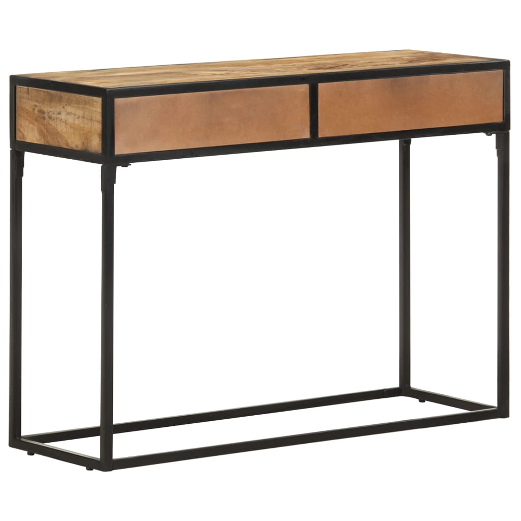 Avlastningsbord Konsollbord Tre 100x35x75 cm heltre mango