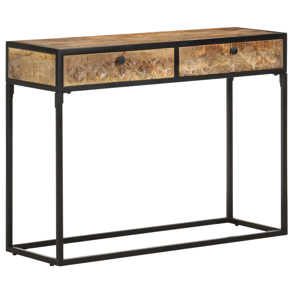 Avlastningsbord Konsollbord Tre 100x35x75 cm heltre mango