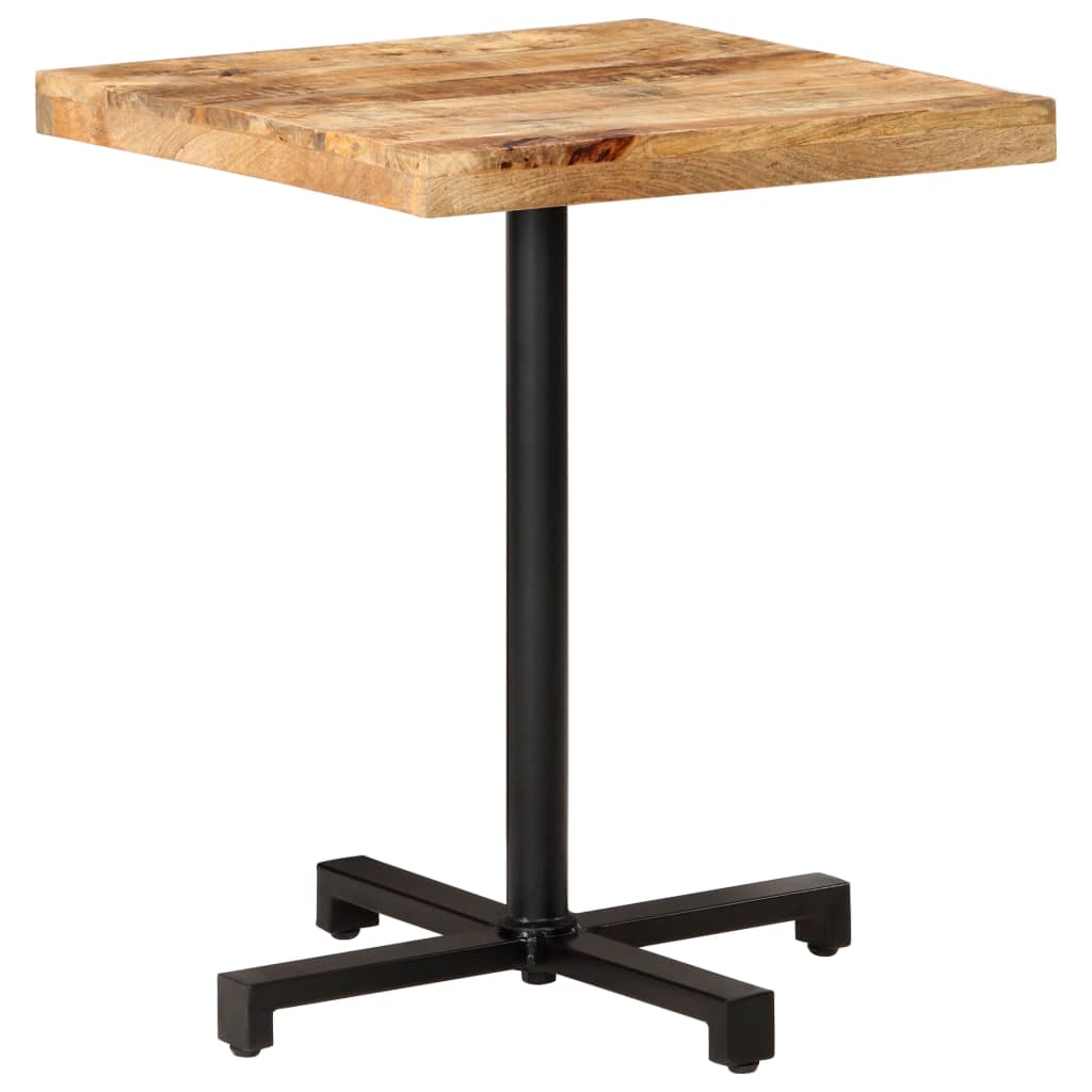 Bistrobord firkantet 60x60x75 cm grovt mangotre