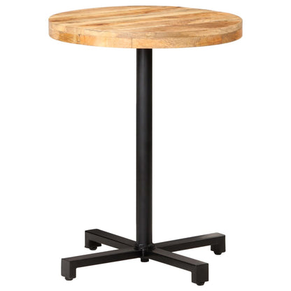Cafesett Bistrogruppe Tre Bistrobord rundt Ø60x75 cm grovt mangotre