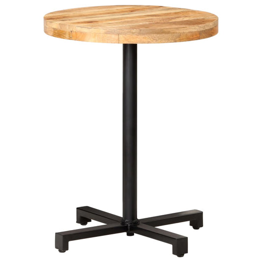 Cafébord Bistrobord rundt Ø60x75 cm grovt mangotre