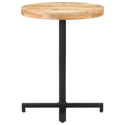 Cafesett Bistrogruppe Tre Bistrobord rundt Ø60x75 cm grovt mangotre