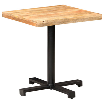 Bistrobord firkantet 70x70x75 cm grovt mangotre