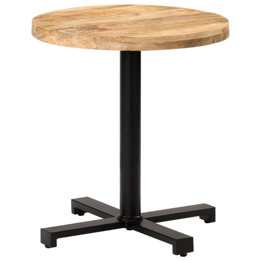 Cafébord Bistrobord rundt Ø70x75 cm grovt mangotre