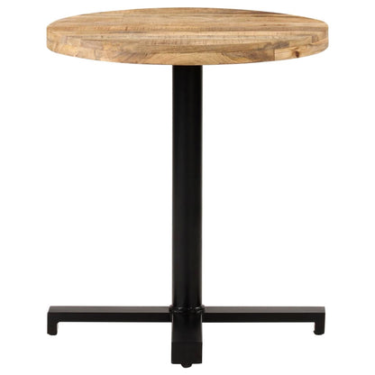 Cafesett Bistrogruppe Tre Bistrobord rundt Ø70x75 cm grovt mangotre