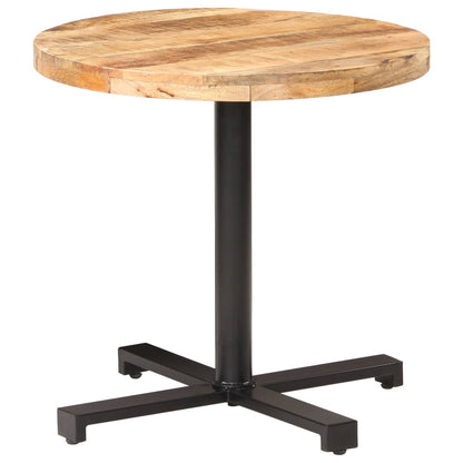 Cafesett Bistrogruppe Tre Bistrobord rundt Ø80x75 cm grovt mangotre