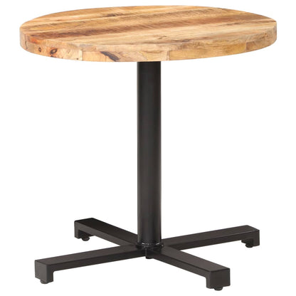 Cafesett Bistrogruppe Tre Bistrobord rundt Ø80x75 cm grovt mangotre