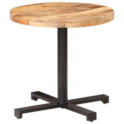 Cafesett Bistrogruppe Tre Bistrobord rundt Ø80x75 cm grovt mangotre