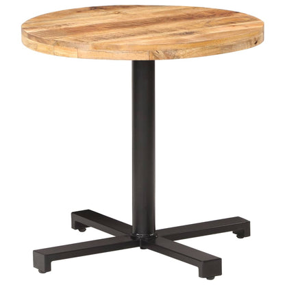 Cafesett Bistrogruppe Tre Bistrobord rundt Ø80x75 cm grovt mangotre