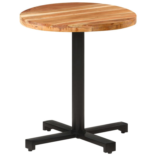 Cafébord Bistrobord rundt Ø70x75 cm heltre akasie