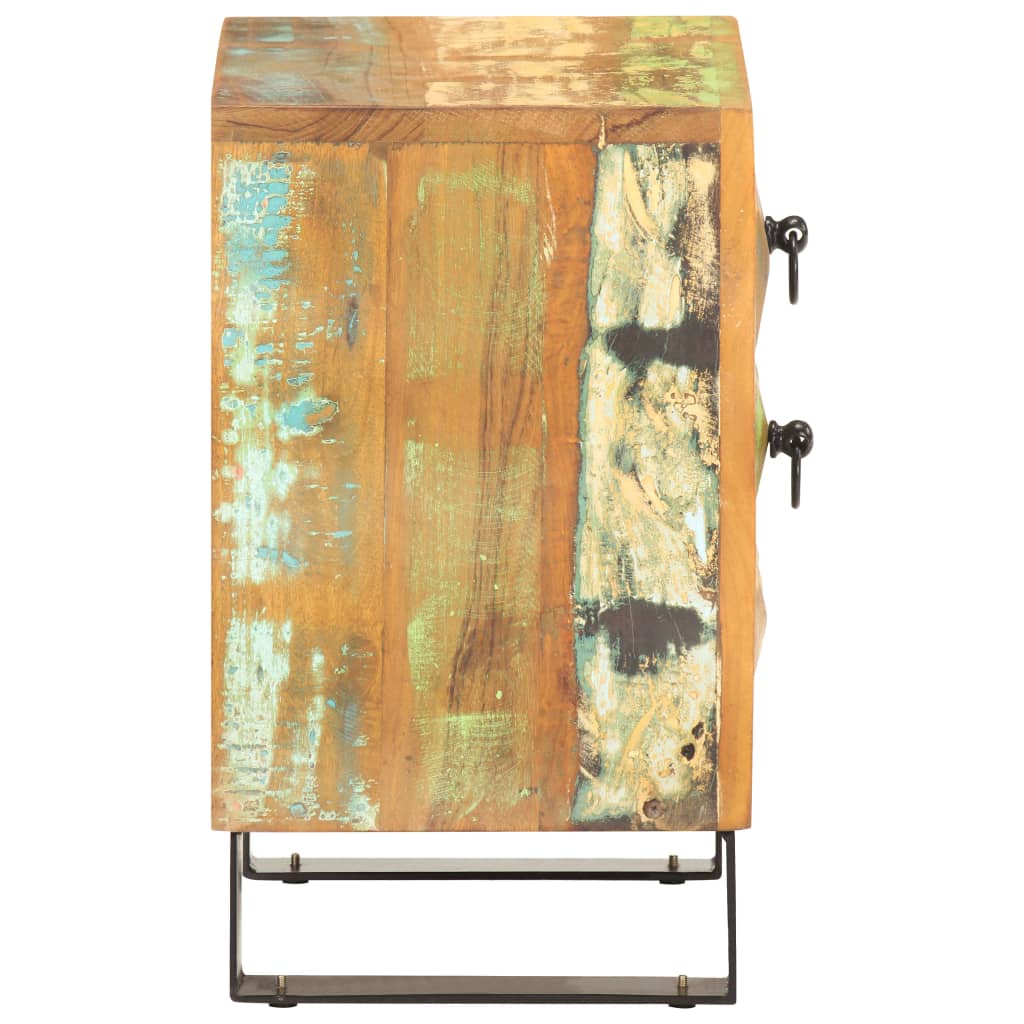 Nattbord Sengbord Tre Gjenvunnet Heltre 40x30x50 cm