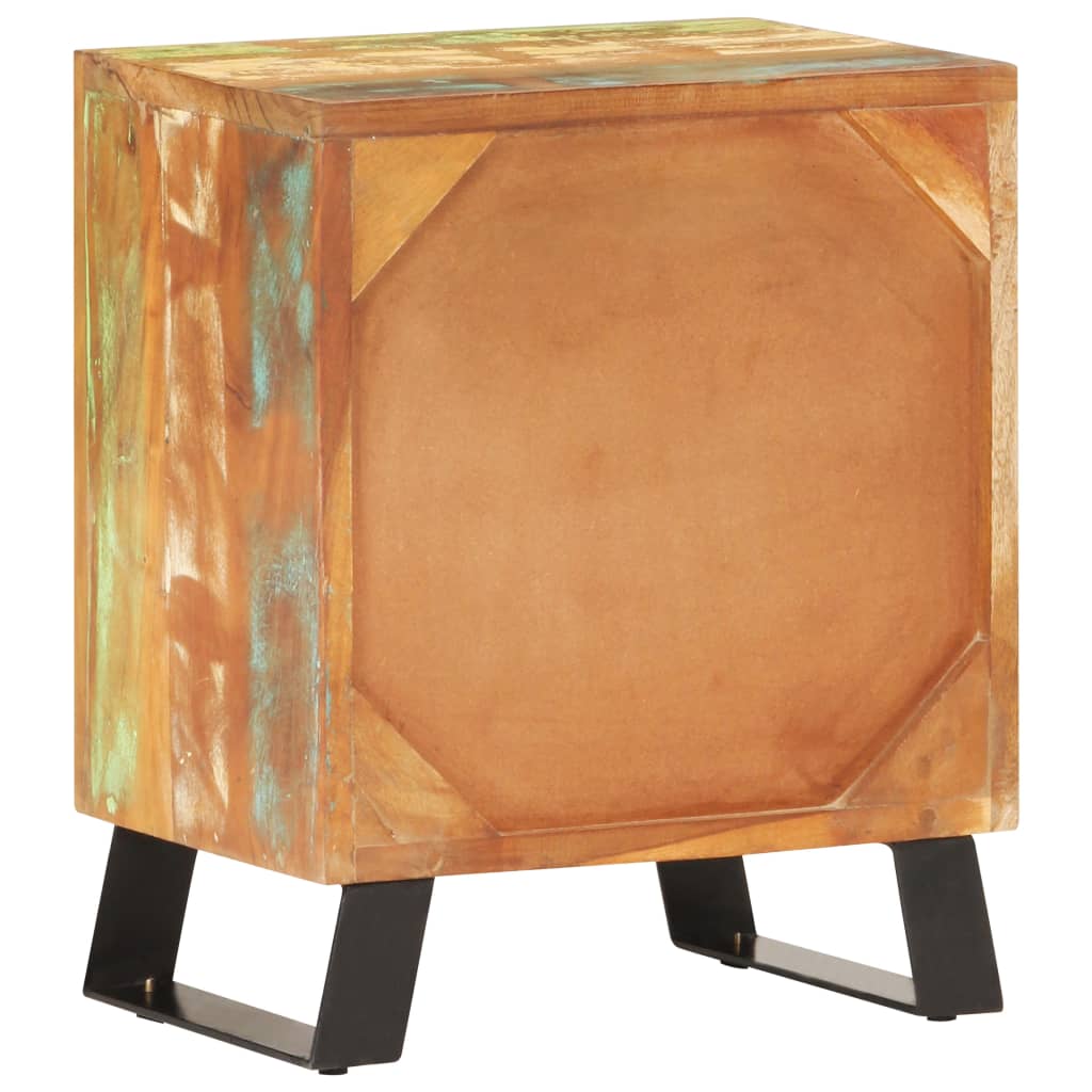 Nattbord Sengbord Tre Gjenvunnet Heltre 40x30x50 cm