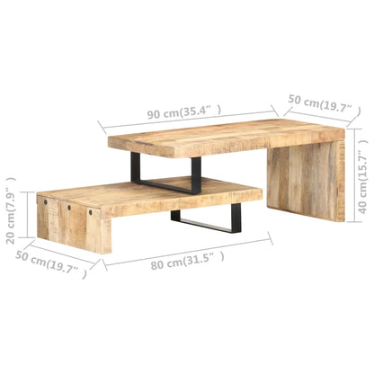 Salongbord Sofabord Tre Heltre Mango sett 2 stk