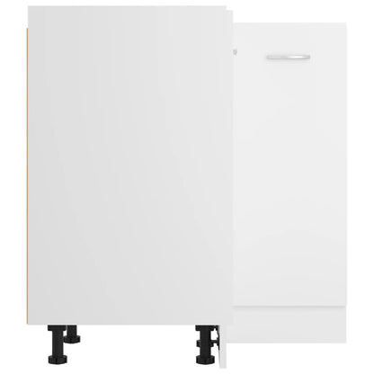 Kjøkkeninnredning Underskap Lyon Hvit for hjørne 75,5x75,5x81,5 cm