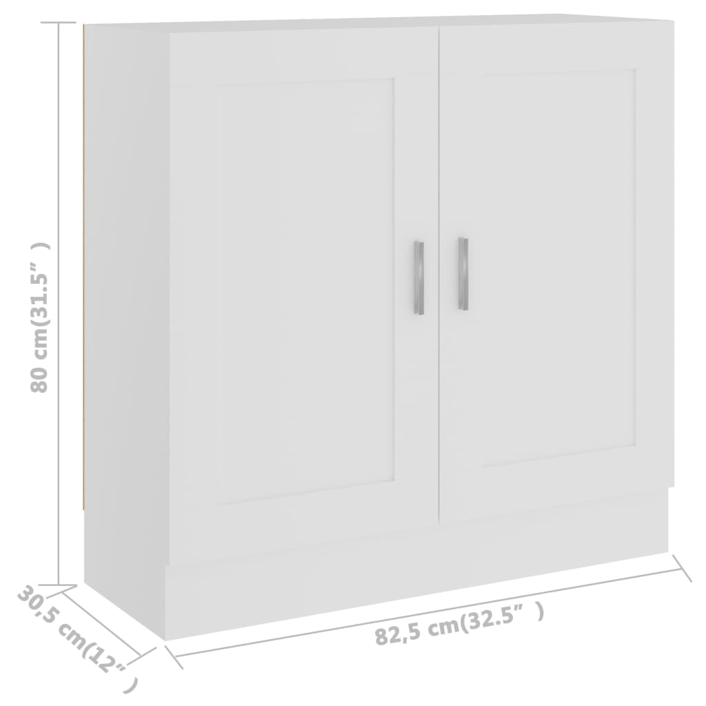 Skap Hvit 82,5x30,5x80 cm