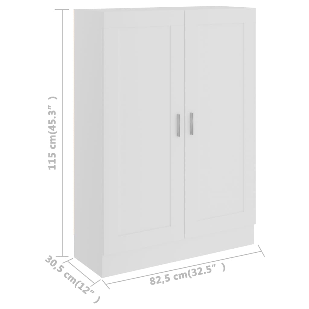 Skap Hvit 82,5x30,5x115 cm