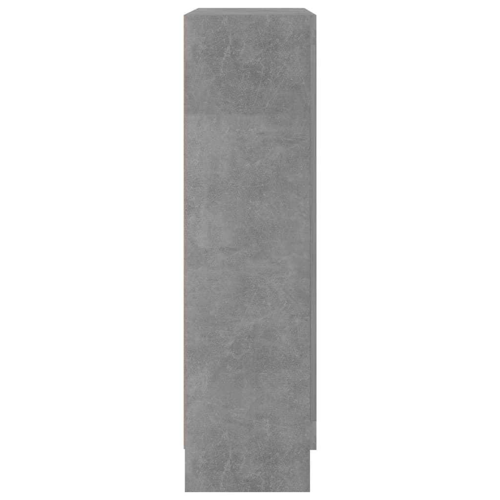 Bokhylle Betonggrå 82,5x30,5x115 cm