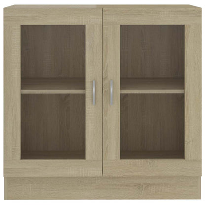 Vitrineskap Sonoma Eik 82,5x30,5x80 cm