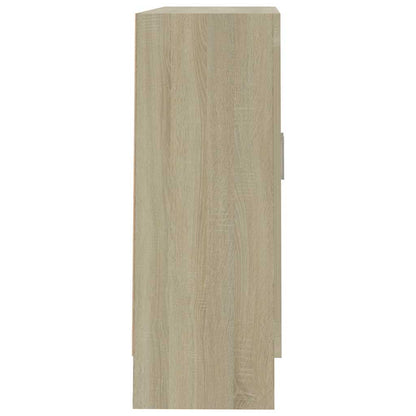 Vitrineskap Sonoma Eik 82,5x30,5x80 cm