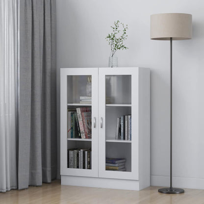 Vitrineskap Hvit 82,5x30,5x115 cm