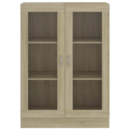 Vitrineskap Sonoma Eik 82,5x30,5x115 cm