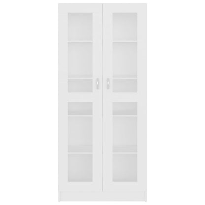 Vitrineskap Hvit 82,5x30,5x185,5 cm