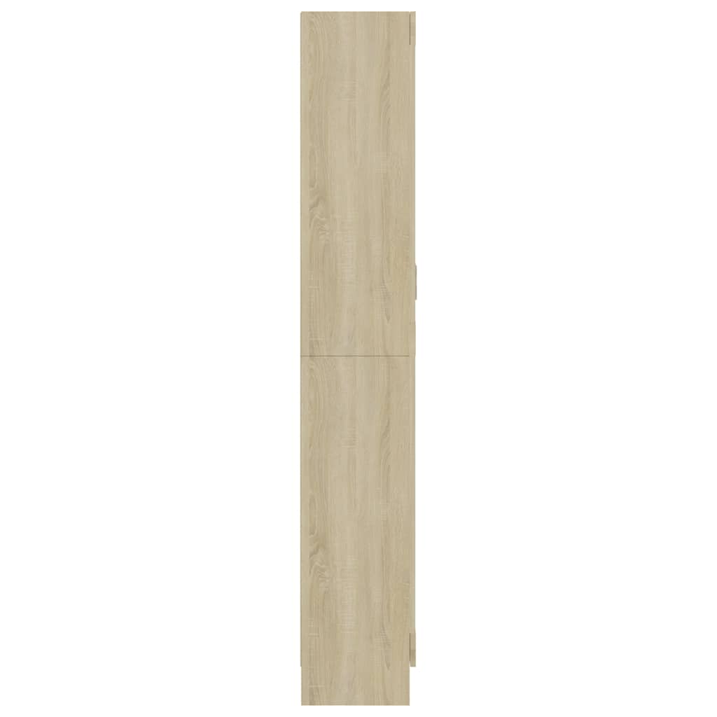 Vitrineskap Sonoma Eik 82,5x30,5x185,5 cm