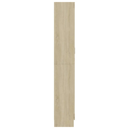 Vitrineskap Sonoma Eik 82,5x30,5x185,5 cm