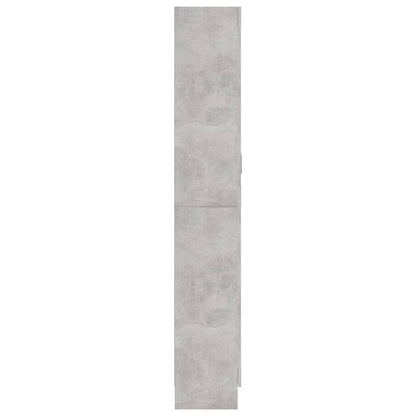 Vitrineskap Betonggrå 82,5x30,5x185,5 cm