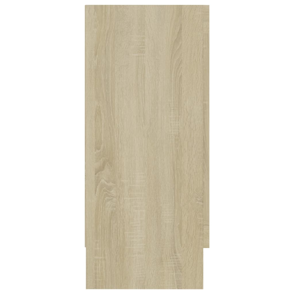 Vitrineskap Sonoma Eik 120x30,5x70 cm