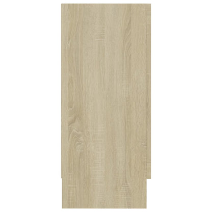 Vitrineskap Sonoma Eik 120x30,5x70 cm