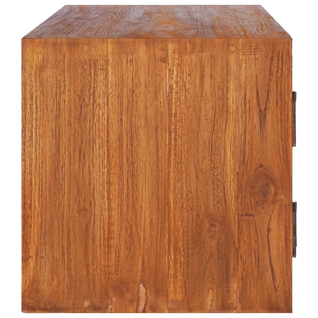 TV-Møbel Tre TV-benk heltre teak Veggmontert 180x30x30 cm