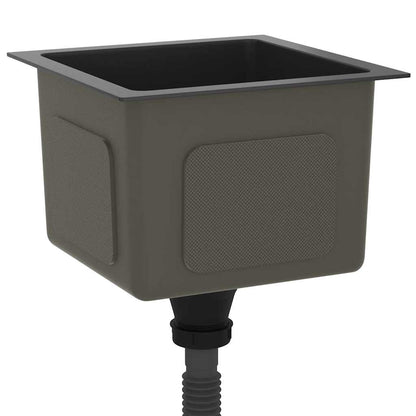 Kjøkkenvask Håndlaget Svart rustfritt stål