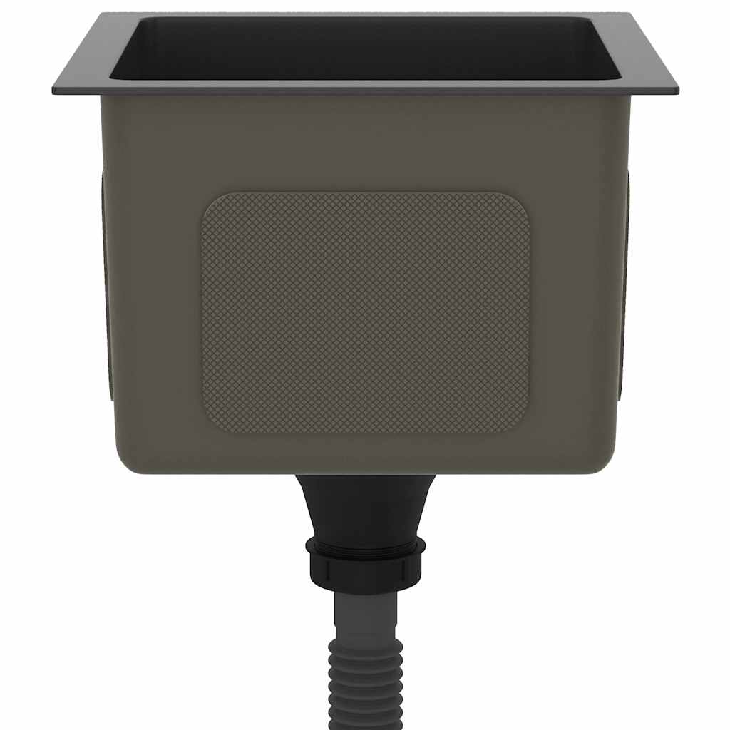 Kjøkkenvask Håndlaget Svart rustfritt stål