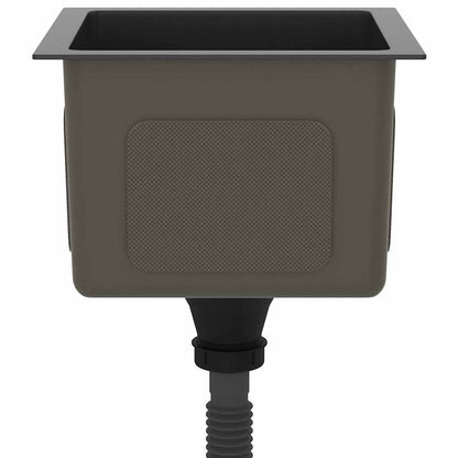 Kjøkkenvask Håndlaget Svart rustfritt stål