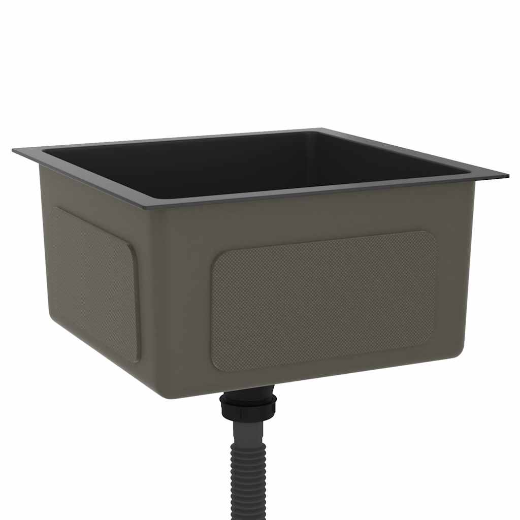 Kjøkkenvask Håndlaget Svart rustfritt stål