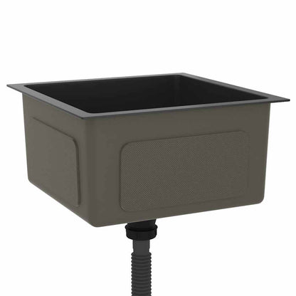 Kjøkkenvask Håndlaget Svart rustfritt stål