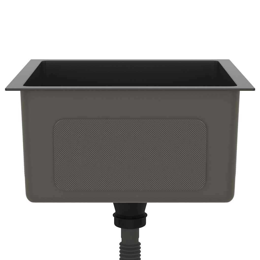 Kjøkkenvask Håndlaget Svart rustfritt stål