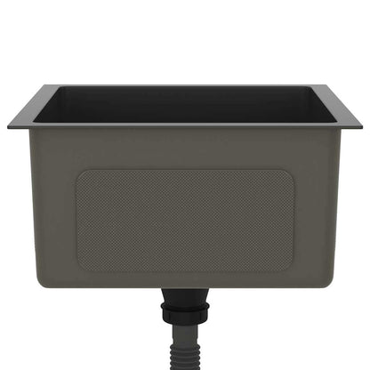 Kjøkkenvask Håndlaget Svart rustfritt stål